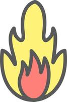 Burn Vector Icon Design