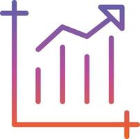 Chart Bar Vector Icon Design