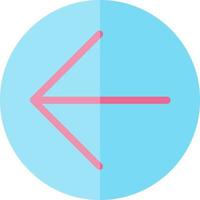 Arrow Circle Left Vector Icon Design