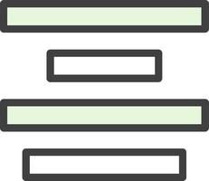 Align Center Vector Icon Design