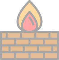 Firewall Vector Icon Design