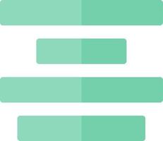 Align Center Vector Icon Design