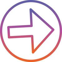 Arrow Alt Circle Right Vector Icon Design