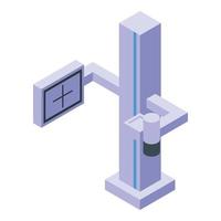 Medical xray scan icon isometric vector. Lung scan vector