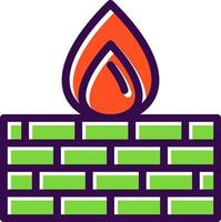 Firewall Vector Icon Design