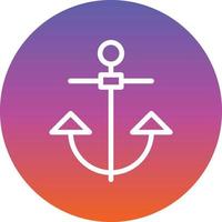 Anchor Vector Icon Design
