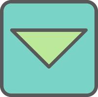 Caret Square Down Vector Icon Design