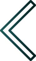 Chevron Left Vector Icon Design