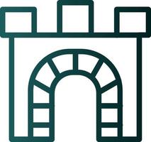 Archway Vector Icon Design