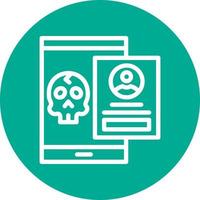 Account Hacked Vector Icon Design