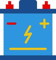 Car Battery Vector Icon Design