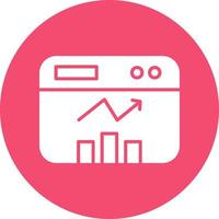 Website Statistics Vector Icon Design