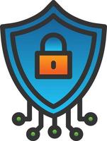 Cyber Security Vector Icon Design