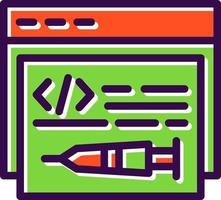 Code Injection Vector Icon Design