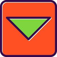 Caret Square Down Vector Icon Design