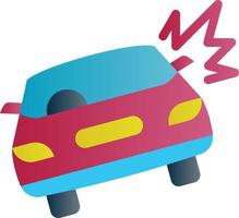 Car Crash Vector Icon Design