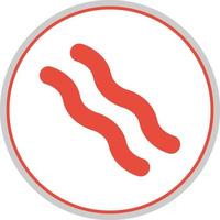 Bacon Vector Icon Design