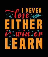 learn Modern motivation Typography T Shirt Design, open your mind vector