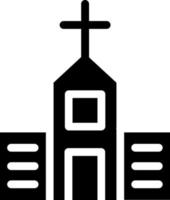 diseño de icono de vector de iglesia