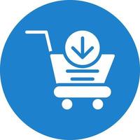 Cart Arrow Down Vector Icon Design