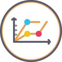 Multiple Trend Chart Vector Icon Design