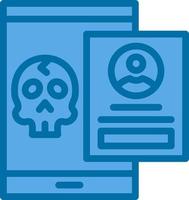 Account Hacked Vector Icon Design