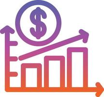 Rising Economy Vector Icon Design