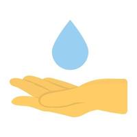 Trendy Hand Moisturizing vector