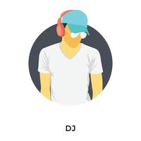 Trendy DJ Concepts vector