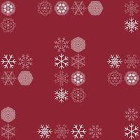 Vector seamless pattern with snowflakes. Winter background. EPS10