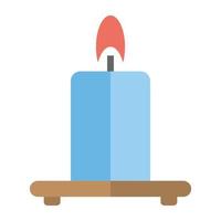 Trendy Candle Concepts vector