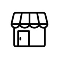 ilustración de icono de línea de tienda. diseño vectorial simple editable. píxel perfecto a 32 x 32 vector