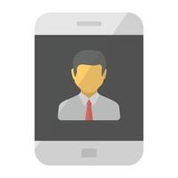 Trendy Video Chat vector