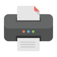 Trendy Printer Concepts vector