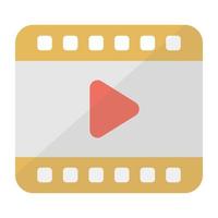 Trendy Movie Clip vector