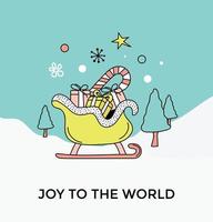 Joy to The World vector