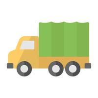 Trendy Transport Truck vector