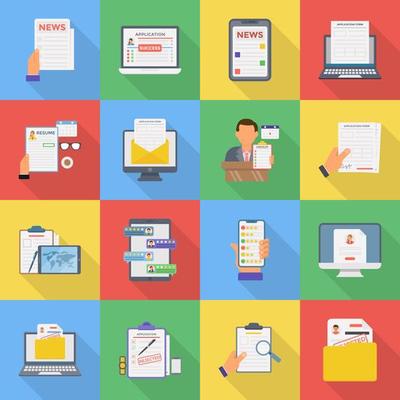Pack of Digital Survey Flat Conceptual Illustrations