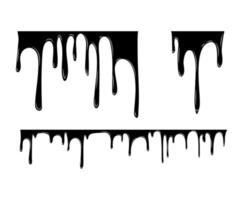 Set of Black Smudges vector