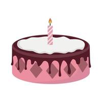 Vector illustration of cake