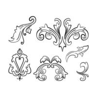 Decorative Plant Patterns vector