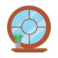 ilustración vectorial de ventana vector