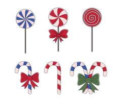 Set of lollipop vector