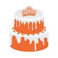 Vector illustration of cake