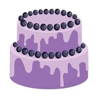 Vector illustration of cake