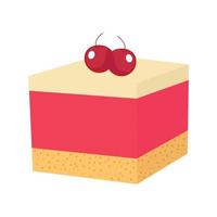 Vector illustration of cake