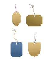 Set vector illustration of Tags