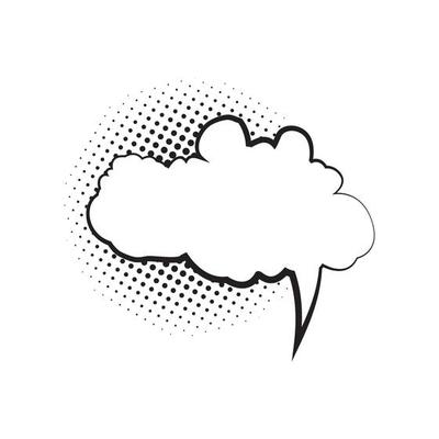 Vector illustration of Retro Bubble