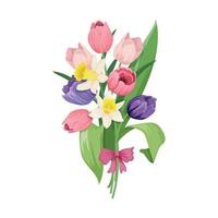 Vector illustration of Bouquet of flower