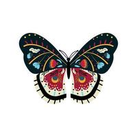 Butterflies and with Pattern vector